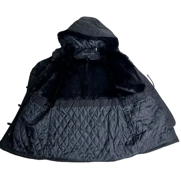 Marc New York by Andrew Marc Faux‎ Fur Lined Hooded Parka - Picture 4 of 10